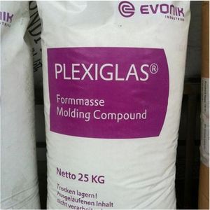 Granulés de matière première plastique PMMA vierge, qualité de moulage 8N 0V200 ZK5BR, résine acrylique transparente à haute résistance aux chocs, 25 kg/sac - Product Image 1