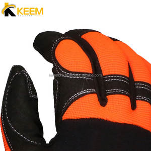 Keembro Guantes de Cuero Industriales, Talla XL, Último Diseño, Resistentes a Cortes, Anti-Corte, Protectores de Goma, Material de Poliéster para - Product Image 5