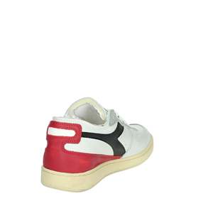 Diadora Heritage Women's Sneakers White Red Walking Style Shoes - Product Image 3