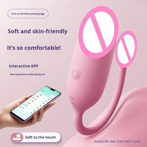 APP Afstandsbediening Siliconen <span class=keywords><strong>Vibrator</strong></span> Love <span class=keywords><strong>Egg</strong></span> - Huidvriendelijk 9 Frequenties Laag Geluid Waterdicht USB 1Uur Batterijduur SexToys voor Vrouwen - Product Image 3