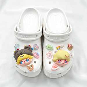 ชุดจี้รองเท้าการ์ตูนมาการองน่ารักแบบ DIY ปี 2026 - ถอดออกได้สำหรับรองเท้าคร็อกส์และรองเท้าแตะ ดีไซน์อาหารและผลไม้สไตล์คาวาอิ ขายส่ง - Product Image 1