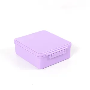 CHINA NEW mass production PP Multicolor Pattern exceptional quality easy to carry lightness lilac bento lunch box with soup cup