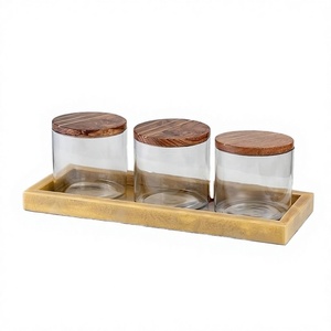 Plateau en résine avec logo personnalisé de haute qualité avec bois acrylique prix de gros plateau de service collations maison et cuisine à l'adresse artisanat - Product Image 1