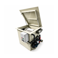 Filtre à tambour pour aquaculture avec barre de lavage à contre-courant et pompe pour la filtration de l'eau des bassins à koïs – Vente en gros