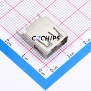 USB180-12-T1-W <b>USB</b> Connector Through hole Component (THT) Connector Type-<b>A</b> <b>USB</b> <b>2.0</b> Female Through Hole - Product Image 1