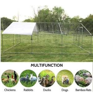 Jaula para Conejos de <span class=keywords><strong>Malla</strong></span> de Alambre de Acero Galvanizado de Gran Tamaño, Nueva y en Oferta, con Cubierta Impermeable Tipo A - Product Image 3