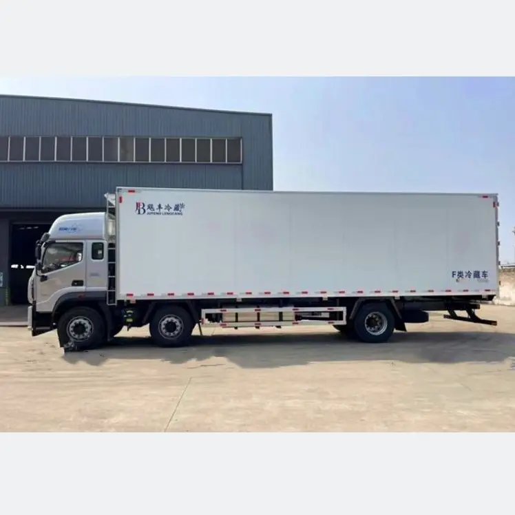 30ft van Hộp tủ lạnh xe tải foton auman 25 tấn thực phẩm đông lạnh xe tải đông lạnh