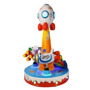 Popular Fiberglass Carousel Children's Play Equipment Coin-operated Three-person Carousel Arcade <b>Game</b> Consoles for Sale - Product Image 1