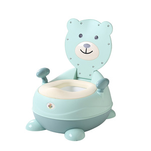 Baby <b>Potty</b> Seat Cover Disposable Plastic Bag Cartoon Design For Children <b>Training</b> Blue Color PP Material - Product Image 3