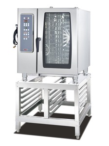 Horno de convección de 8 bandejas de acero inoxidable, <span class=keywords><strong>Combi</strong></span> eléctrico Industrial con pulverizador - Product Image 6