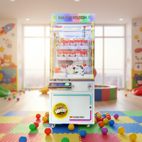 Machine à griffes commerciale en métal pour peluches avec accepteur de billets et monnayeur, équipement de jeu d'amusement, garantie 1 an