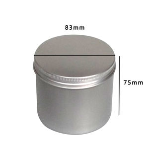 10oz 300 ml/g métal aluminium pot à thé avec couvercle argent forme ronde bougie boîtes conteneurs vide voiture cire boîtes de conserve - Product Image 6