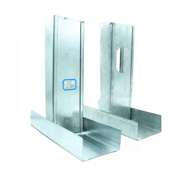 Metallo perno e binario per formare muro a secco zincato a soffitto sospensione c canale in metallo borchie in acciaio strutturale cingoli