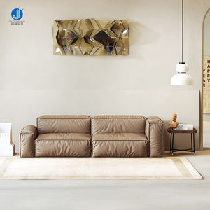 Ensemble de canapés en cuir véritable de luxe modernes canapés <span class=keywords><strong>2</strong></span> 3 4 places meubles de salon design pour la maison - Product Image 2