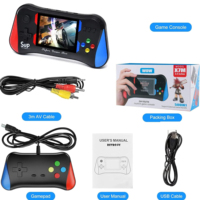 Console de jeu vidéo portable rétro X7M avec plus de 500 jeux d'arcade, écran de 3,5 pouces, joystick 8 bits, connexion TV, manette de jeu électronique