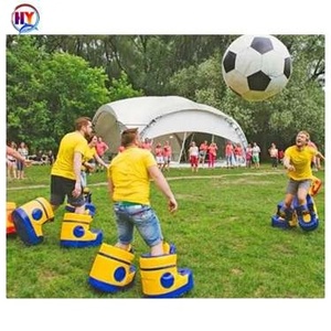 Chaussures géantes gonflables en mousse souple PVC <span class=keywords><strong>pour</strong></span> enfants et adultes, <span class=keywords><strong>jeu</strong></span> de sport de football d'équipe en plein air, bottes de cowboy amusantes - Product Image 2