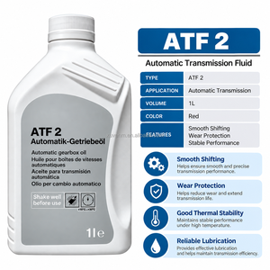 Olio per Trasmissione Automatica ATF 2 Compatibile con <span class=keywords><strong>Dexron</strong></span> IID, Olio Rosso per Cambio di Auto Classiche e Sistema Servosterzo - Product Image 2