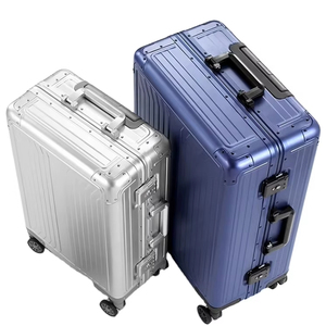 Maleta Rígida de Aluminio de 20, 24 y 28 Pulgadas con Ruedas Giratorias, Candado TSA, Ligera y Duradera, Equipaje de Mano Unisex para Viajes - Product Image 1