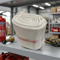 Tuyau d'incendie en toile renforcé avec raccord pour la lutte contre l'incendie et l'irrigation