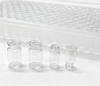 Flacons d'injection stériles RTU avec bouchon en caoutchouc et capuchon en aluminium, flacons en verre pharmaceutique