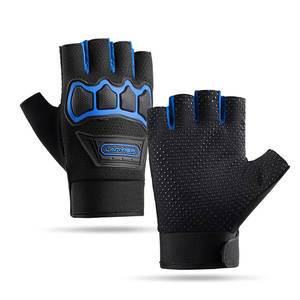 Guantes de motociclismo de medio dedo para hombres y mujeres, deportes al aire libre, Fitness y montañismo, protección de carcasa dura para ciclistas - Product Image 2