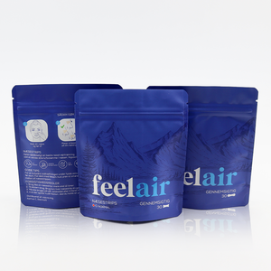 Sacs d'emballage alimentaire imprimés en plastique pour thé Doypack Sac pochette debout à fermeture éclair - Product Image 2