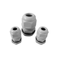 Passe-câbles en nylon moulé par injection étanche, entrée de câble électrique, connecteur M8*1.25 pour boîtier de commande, gris