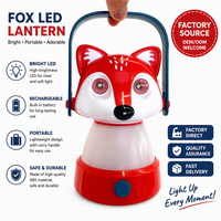 Source Fabricant Fox Design Étanche Portable En Plastique Renard Camping Lampe Led Lanterne Lumière Cadeau Promotionnel Lampe De Poche