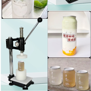 Manual <strong>Can</strong> <strong>Sealing</strong> Press <strong>Machine</strong> Sealer for Soda Food Beverage Paper <strong>Cans</strong> Capping Plastic Bottle Capping Pat Cover - Product Image 3