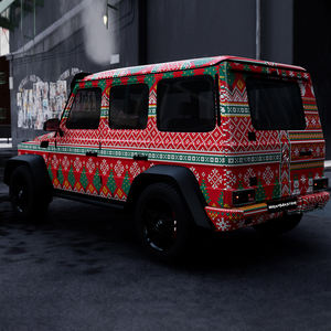 ฟิล์มติดรถยนต์ลายคริสต์มาส WRAPMASTER ขนาด 1.52*20 เมตร ฟิล์มเปลี่ยนสี PET สำหรับตกแต่งรถยนต์ สติ๊กเกอร์ติดรถยนต์ - Product Image 3