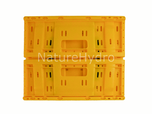 Conteneur en <span class=keywords><strong>plastique</strong></span> hautement résistant, bac de récolte en <span class=keywords><strong>plastique</strong></span>, caisses pliables empilables, caisses de récolte pour légumes - Product Image 1