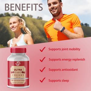 Cápsulas de Cereza Ácida, Suplementos Herbales OEM, Gran Venta para Adultos, No para Adolescentes, Niños o Mujeres Embarazadas - Product Image 3