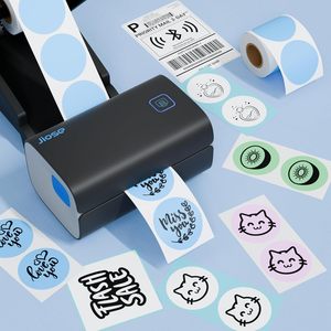 เครื่องพิมพ์ฉลากความร้อนสู่อนาคต ขนาด 118 มม. เชื่อมต่อผ่าน USB พิมพ์ใบส่งของด่วน แบตเตอรี่แบบชาร์จได้ - Product Image 2