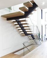 Stringers d'escalier en acier à assembler soi-même, réglables pour terrasse, patio, intérieur et extérieur