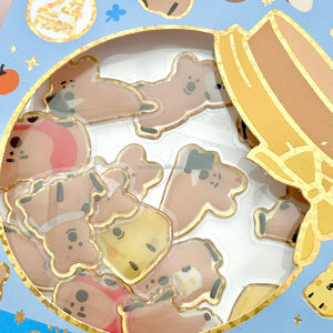 Adesivi Nekoni Serie Classica Ravioli, Decorazioni con Panda e Cristalli, per Telefoni, Computer e Borse - Product Image 3