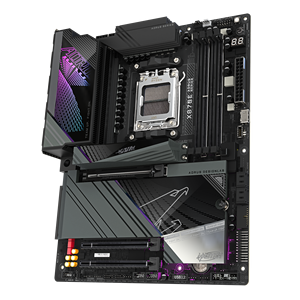 เมนบอร์ดเกมมิ่ง <span class=keywords><strong>Gigabyte</strong></span> X870E AORUS MASTER <span class=keywords><strong>AM5</strong></span> 5gLAN รุ่นใหม่ พร้อมพัดลมระบายความร้อน X870 - Product Image 3