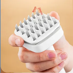 Dispositivo automático de 24 agujas de acero inoxidable para desvenar carne, para bistecs y tendones, ideal para cocina y preparación de alimentos. - Product Image 4