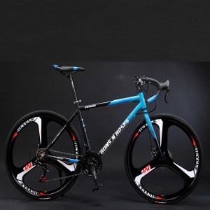 Nuevo estilo de fábrica para hombre de carreras de peso ligero de fibra de carbono 700C bicicleta de carretera 3 colores pintura bonita bicicleta - Product Image 1