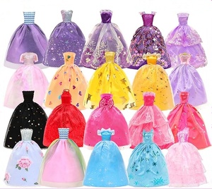 Colección de Ropa para Muñecas en Miniatura de Varios Estilos, Surtido de Faldas y Vestidos para Muñecas Barbie, Accesorios de Moda - Product Image 3
