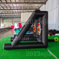 Jeu gonflable multisports de lancer de hache et de fléchettes collantes pour carnaval, avec hache, balle et souffleur pour l'extérieur