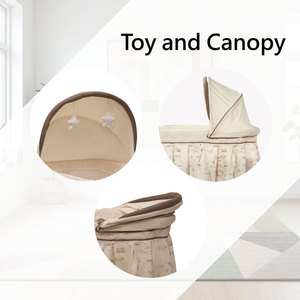 Cuna Mecedora para Bebé de la Mejor Calidad con Reproductor de Música, Cuna Mecedora Duradera - Product Image 4