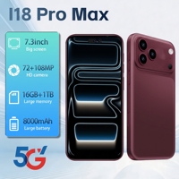 VSTA 2025 Nouvelle Arrivée Téléphone Original I18 Pro Max 5G 6,9 Pouces 16 Go + 1 To Processeur Octa-Core Caméra Arrière 108 MP Cellulaire LTE