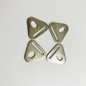 Boucles triangulaires en acier inoxydable pour points de tension de tente, pièces triangulaires renforcées pour poteaux de support de tente - Product Image 2