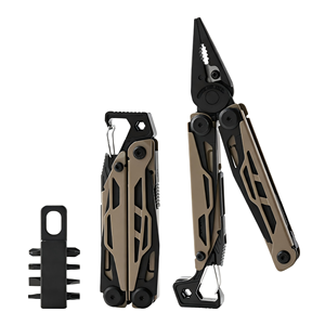Multifunctional Pliers Stainless Steel <b>Camping</b> <b>Tool</b> with Screwdriver Bits for Outdoor Survival JC002 Khaki - Product Image 1