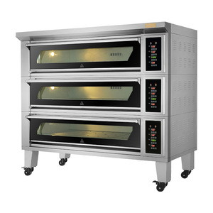Nuevos Hornos de Gas de Lujo Serie KI, Portátiles, con Control Digital, Multifunción, Fáciles de Operar, Uso Comercial, 220V/380V, Horneado de Doble Capa - Product Image 2