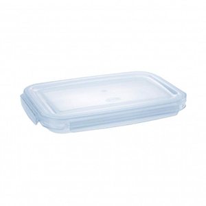 Rectangular Food Container With Lid 1.3 Litres For Kitchen Storage Cured Meats Dried Fruit Biscuits - Product Image 1
