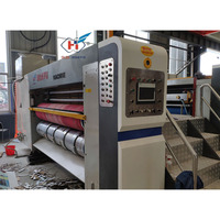 HS Carton ondulé haute définition impression Slotter Die Cutter Machine Carton impression rainurage Machine de découpe