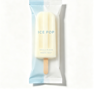 Emballage écologique pour glaces, emballage alimentaire en Mylar, emballage alimentaire jetable de qualité alimentaire, sac rétractable transparent en PP personnalisé
