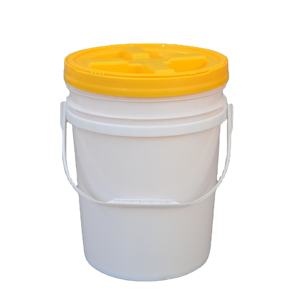 Seau en plastique XIANGSHI personnalisé avec couvercle et poignée, logo personnalisé, seau à <span class=keywords><strong>peinture</strong></span> <span class=keywords><strong>jetable</strong></span> épaissi 20L - Product Image 1