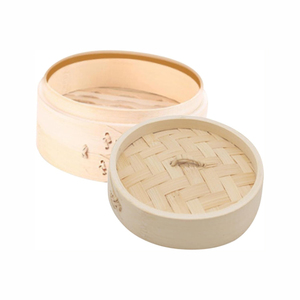 Warehouse Inspection Party Favors Personalizes Asian Food Mini 3 Inch Bamboo <b>Steamer</b> for Sale - Product Image 1